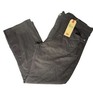 Levi's 559 Relaxed Straight Fit Mens Jean Black Stretch Mid Rise 42 x 30